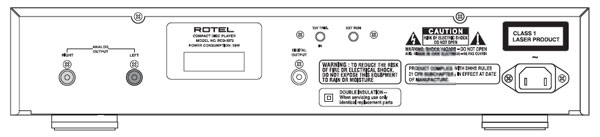 Rotel RCD1072 CD 