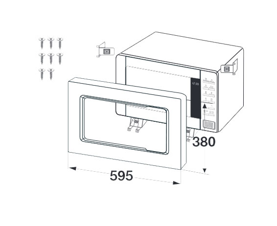 Samsung fg87kstr схема встраивания