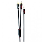  Mini Jack  2 RCA  QED Profile J2P Stereo Audio Cable QE2717 1m
