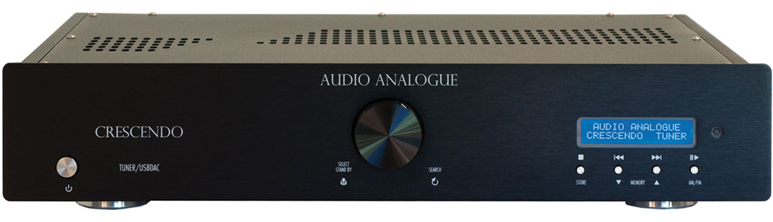 Внешний ЦАП Audio Analogue Crescendo Tuner/USB DAC Black: цена, описание.  Купить Audio Analogue Crescendo Tuner/USB DAC Black.